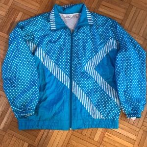 Blair Boutique Vintage Polka Dot Track Jacket